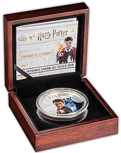 Patronus Charm Expecto Patronum Harry Potter 5 Oz Moneda Plata 10$ Samoa 2021