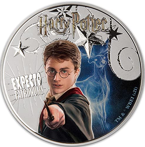 Patronus Charm Expecto Patronum Harry Potter 5 Oz Moneda Plata 10$ Samoa 2021