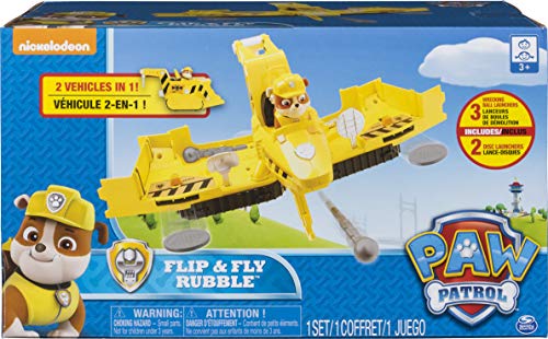 Paw Patrol 6044472 Mission Paw-Flip & Fly Vehicle Escombros