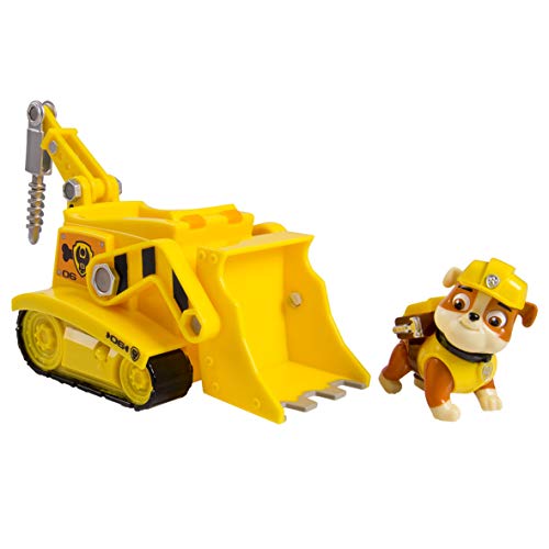 Paw Patrol - Bulldozer con grúa Recoge escombros (Spin Master 6027648)