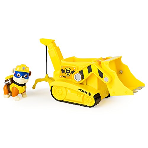 Paw Patrol - Bulldozer con grúa Recoge escombros (Spin Master 6027648)