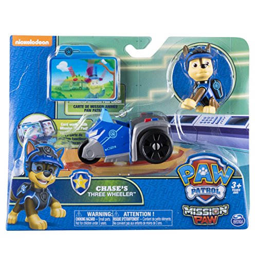 PAW Patrol Mission Paw - Mini vehículo con Figura Coleccionable para Edades de 3 años en adelante (los Estilos varían)