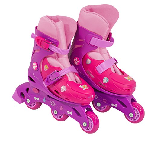 PAW PATROL- Patrulla Canina Patines Línea Aprendizaje Tri-Skate, Color Rosa, 31-34 (Saica 2231)