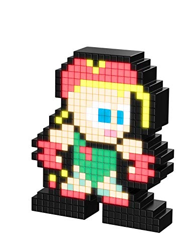 PDP Cammy Pixel Pals Street Fighter, Verde/Rojo, 8,8 x 11,2 x 15,9 cm