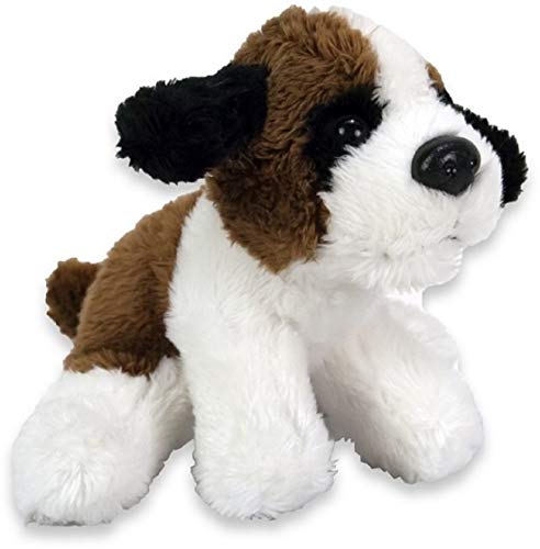 Peluche de perro Bernardo de 10 cm | Perro | Juguete | Regalo | Niña | Niña | Chica | Peluche | Niños | Cachorros |