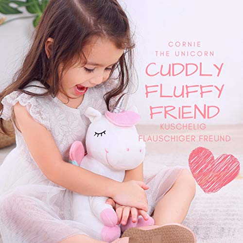 Peluche Proyector Estrellas Unicornio luz nocturna para niños, Unicornio regalo juguete para niña fiesta cumpleaños - InnoBeta Cornie