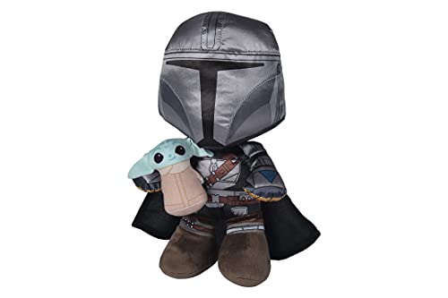 Peluche The Mandalorian con Baby Yoda 25 cm (Simba 6315875806)