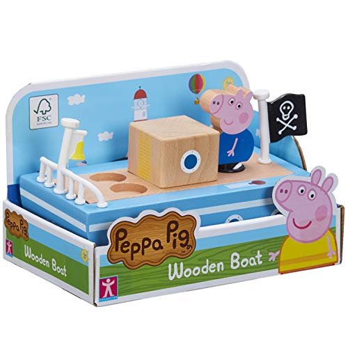 Peppa Pig Barco de Madera