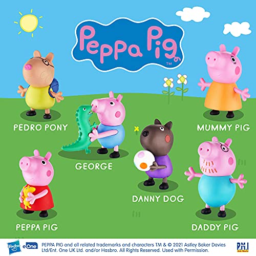 Peppa Pig Pencil Toppers | 5 in 1 Pack | Collect All 12 Peppa Pig Characters / Mini Toys | Peppa Pig Playset | Kids’ Toys & Peppa Pig Party Supplies | Peppa Pig Toy Set | Made by P.M.I. (12-Pack)