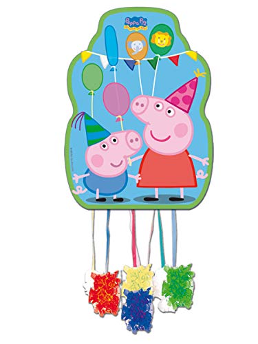 Peppa Pig - Piñata perfil, 33x46 cm para cumpleaños y celebraciones(Verbetena 016000730)