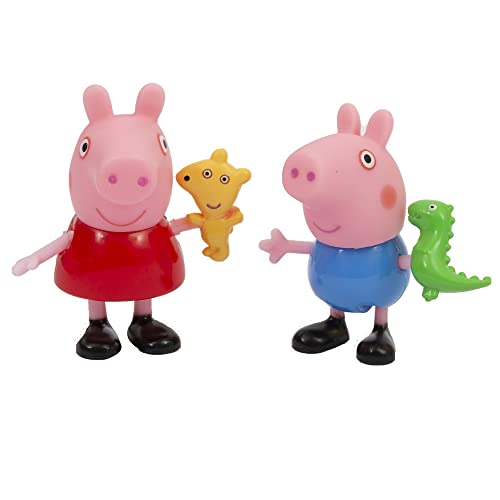 Peppa Pig - Playset Casa Pop Up con 3 estancias Diferentes y 2 Personajes incluidos, portátil para Jugar Incluso Fuera de casa, para niños a Partir de 2 años, PPC78000, Giochi Preziosi