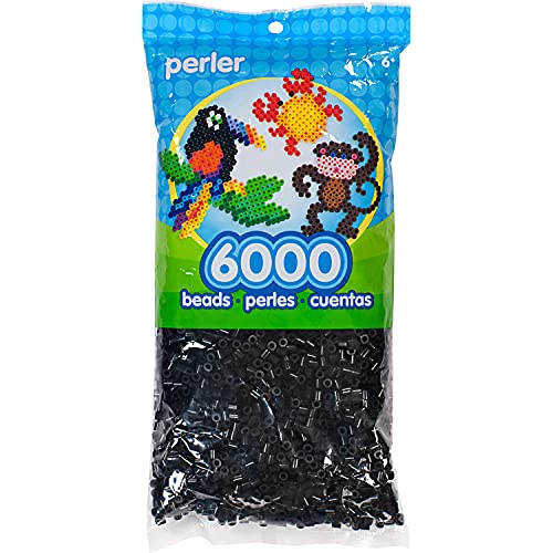 Perler Cuentas de plástico 6000 kg Negro