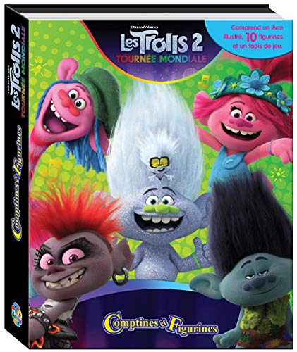 Phidal- DreamWorks Trolls 2 Cuentas y Figuras, Francés, Multicolor