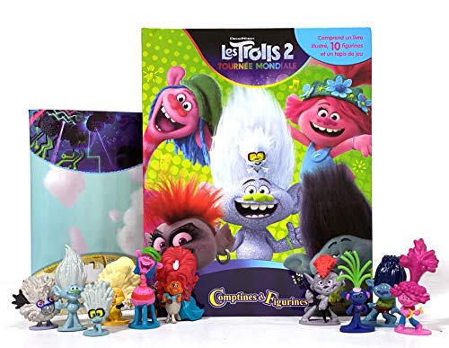 Phidal- DreamWorks Trolls 2 Cuentas y Figuras, Francés, Multicolor