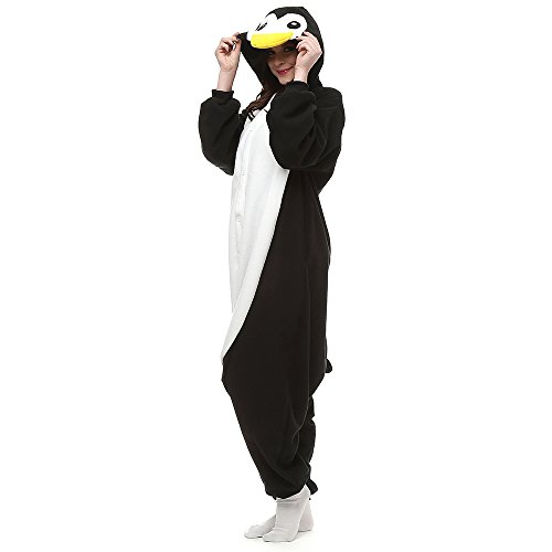 Pijamas Animales Mujer Disfraces de Cosplay para Adultos Pijama pinguino Enteros, L