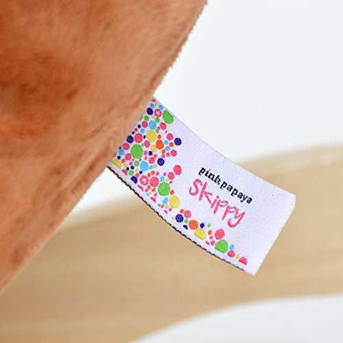 Pink Papaya - Animal Columpio Skippy, Caballo Balancín para Niños y Bebés con Soporte para la Espalda y Brazos