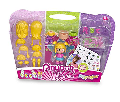 Pinypon 27767 - Pinyponizador, set para crear un Pinypon personalizado, pelo amarillo (Famosa 700014700) , color/modelo surtido