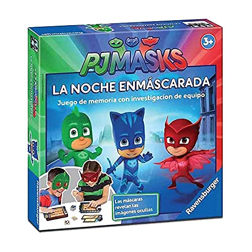 PJ Masks Juego Memory Noche Enmascarada (Ravensburger 21355)