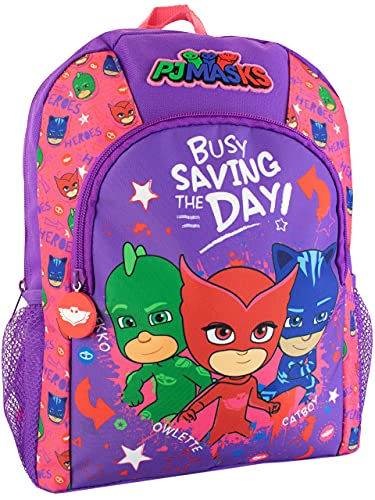 PJ Masks Niños Mochila Morado