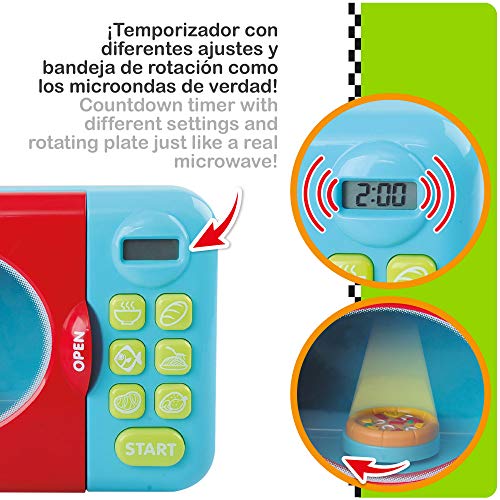 PlayGo - Microondas de juguete con accesorios playgo (46622)