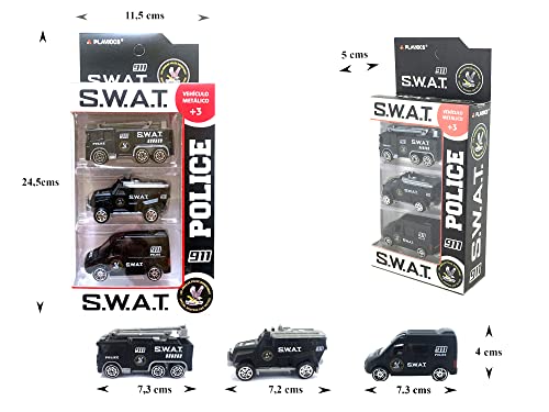 PLAYJOCS GT-8068 Set de vehículos policía SWAT