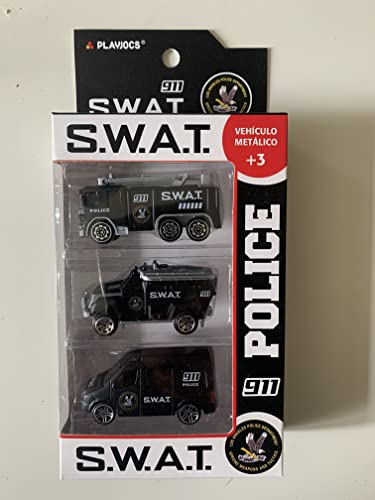 PLAYJOCS GT-8068 Set de vehículos policía SWAT