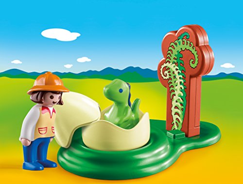 PLAYMOBIL 1.2.3- Huevo de Dinosaurio, única (9121)