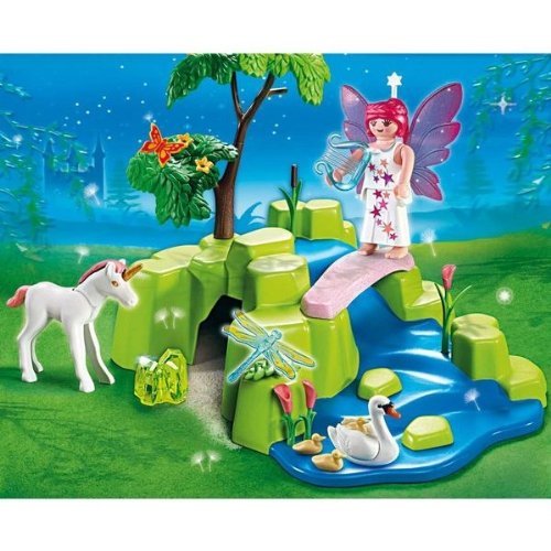 PLAYMOBIL - Compact Set Hada con Unicornio (4148)