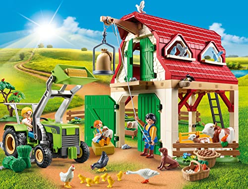 PLAYMOBIL - Country, Granja con cría de Animales pequeños, a Partir de 4 años