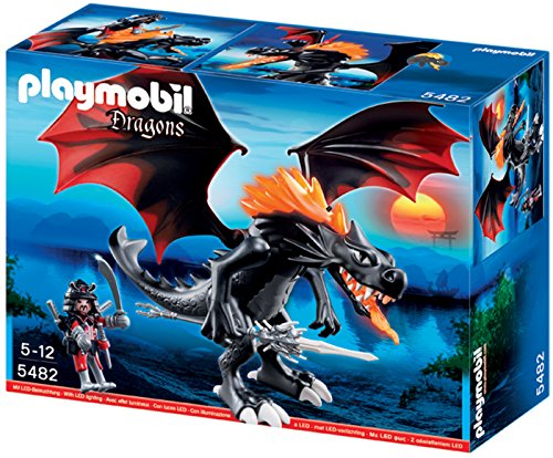 PLAYMOBIL Dragones- Giant Battle Dragon with LED Fire Gigante con Fuego, Multicolor, 39.9 x 30.0 x 12.7 (5482)