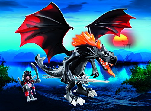 PLAYMOBIL Dragones- Giant Battle Dragon with LED Fire Gigante con Fuego, Multicolor, 39.9 x 30.0 x 12.7 (5482)