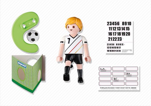 Playmobil Fútbol - Fútbol: Jugador Alemania (4729)