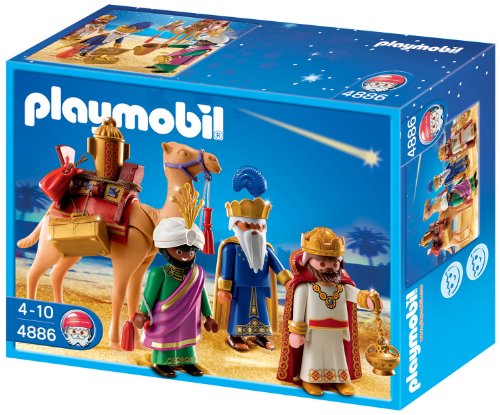 PLAYMOBIL - Reyes Magos, Figuras de Juguete (4886)