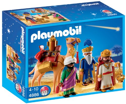 PLAYMOBIL - Reyes Magos, Figuras de Juguete (4886)