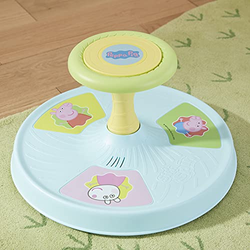 Playskool Peppa Pig Gira-Gira, Juguete de Actividad para Dar Vueltas con música para niños a Partir de 18 Meses