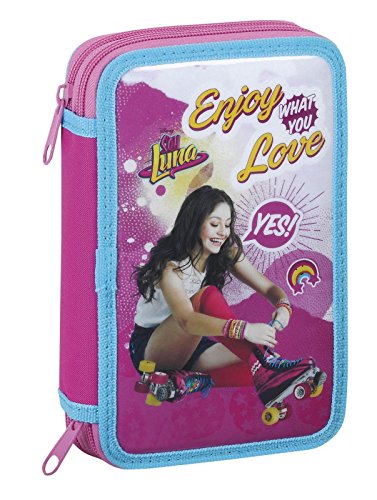 PLUMIER DOBLE PQO 28 pcs SOY LUNA