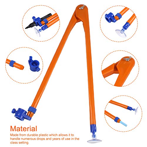 POHOVE Demonstration Compas s Math Teaching Compas s,Multiusos Círculo Dibujo Geometría Herramienta para Escuela Aula Pizarra Pizarra Pizarra Suministros de Papelería