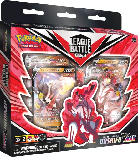 Pokémon Baraja de Combate de Liga Single Strike Urshifu / Rapid Strike Urshifu (uno al Azar), Juego de Cartas para 2 Jugadores a Partir de 6 años, más de 10 Minutos de Tiempo de Juego