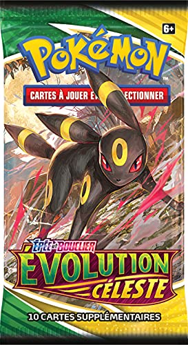 Pokemon Booster-espada y escudo Evolution Céleste (EB07) empresa Juego de cartas coleccionables (modelo aleatorio), POEB702