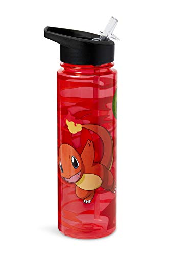 Pokemon Charmander Flip Straw Cantimplora