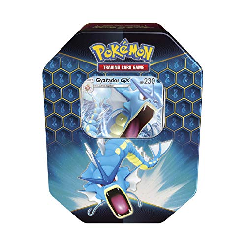 Pokemon Hidden Fates Gyarados GX Collectors Tin | Inc Booster Packs & Promo Card