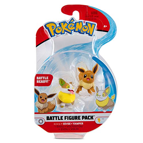 Pokémon – Pack de 2 Figuras de 5 cm – Evoli & Voltou