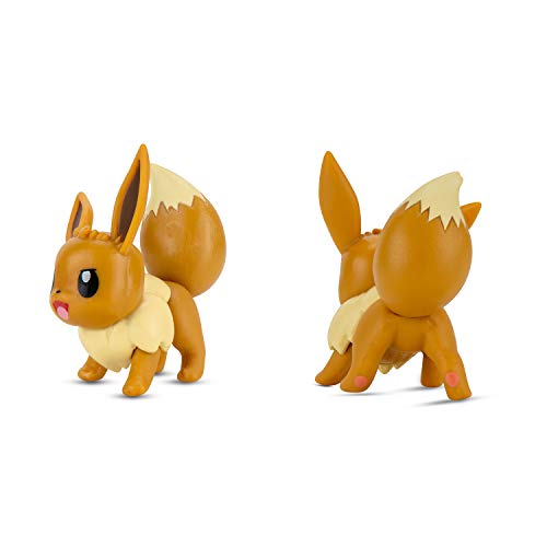 Pokémon – Pack de 2 Figuras de 5 cm – Evoli & Voltou