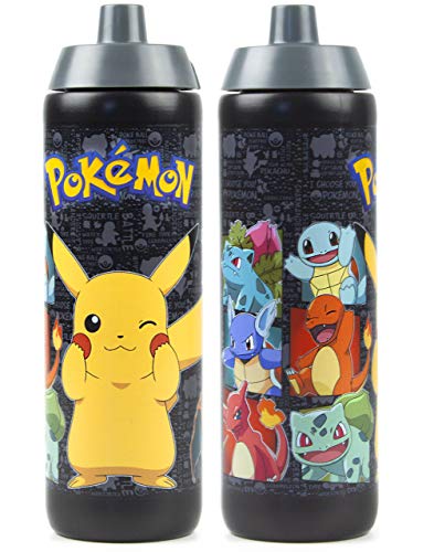 Pokemon Pikachu y Caracteres de la botella 724ml de agua de plástico Deportes