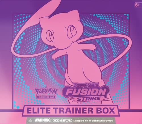 Pokémon Sword & Shield 8 Fusion Strike: Caja de Entrenador élite, Juego de Cartas para 2 Jugadores a Partir de 6 años, más de 10 Minutos de Tiempo de Juego