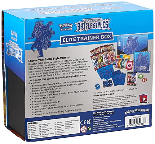 Pokemon TCG: Sword & Shield Battle Styles Elite Trainer Box - One At Random