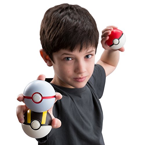 Pokemon "Throw N Catch" - Pokebolas (paquete de 3 bolas multicolor) , color/modelo surtido