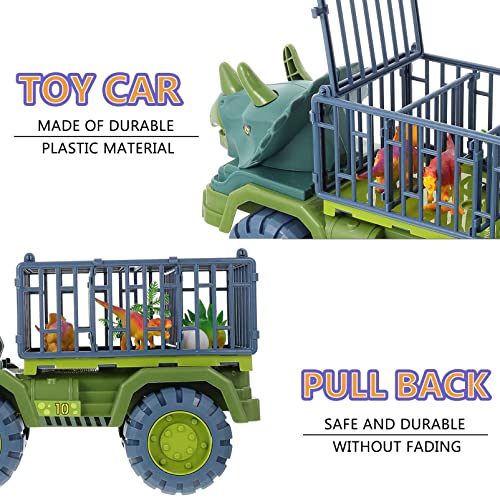 POPETPOP DNOSAUR Toy TUJE Tratar A Coches Juego de Juguetes Nuevo Modelo Dinosaurios Juguetes Vehículos Dino Cars Monster Trucks Dinosaur Juegos Juguetes Dino Huevos para Navidad Fiesta de