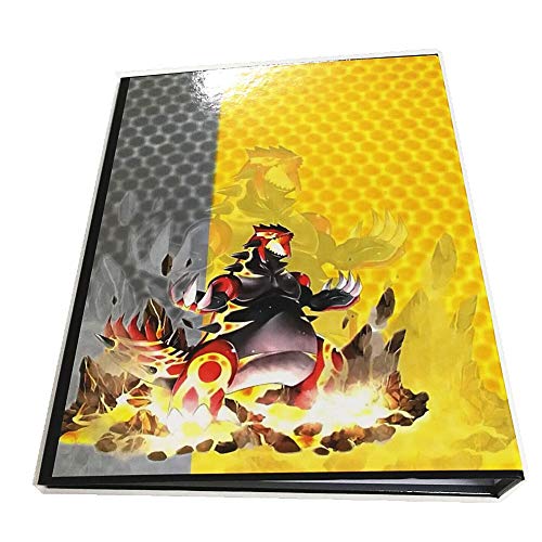 Porta tarjetas de Pokemon compatible con carpeta Carpeta coleccionable de tarjetas coleccionables GX EX Tarjetas de entrenador Álbumes 20 páginas pueden contener hasta 160 tarjetas Cubierta de Pikachu