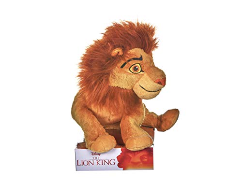 Posh Paws 37287 Disney The Lion King Simba - Peluche en Caja de Regalo (25 cm), Color marrón y Negro y Blanco